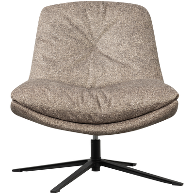 WOOOD Arve Snurrfåtölj - Naturlig Melange