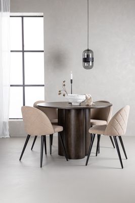 Venture Home Olivia Rund Matgrupp