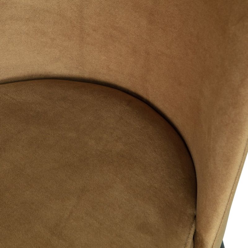 WOOOD Vogue Matstol i Sammet - Honungsgul 2 st