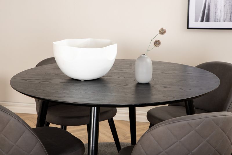 Venture Home Matgrupp Dipp med Velvet-stolar