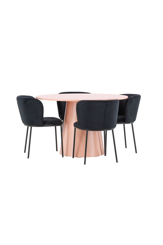 Venture Home Matbord Lanzo med Edina Stol