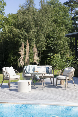 Brafab Kotte Sittpuff Sand