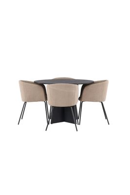 Venture Home Matgrupp Bootcut med 4st Matstolar Berit