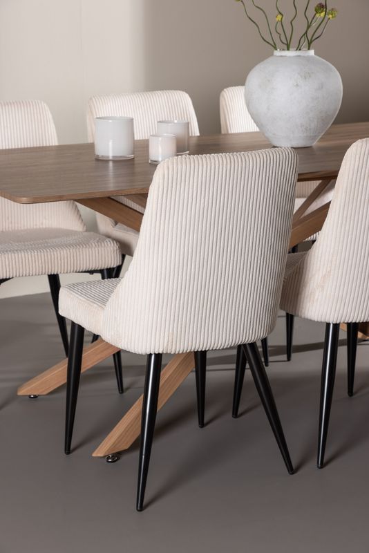 Venture Home Piazza Matbord och Leone Matstol