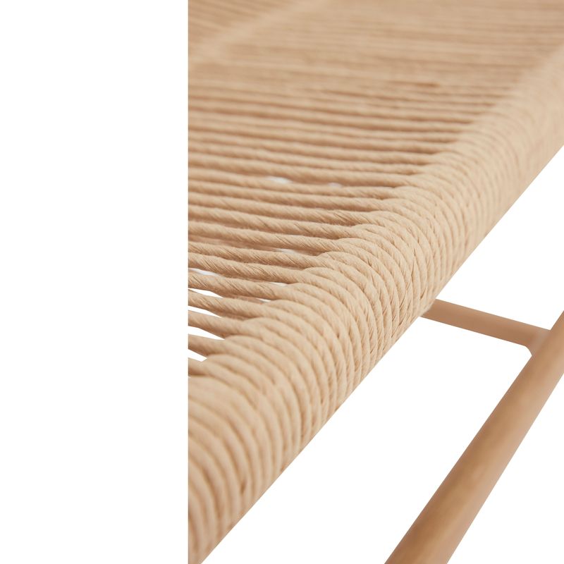 Hübsch Heritage Bänk Liten Natur 60x40xh55cm