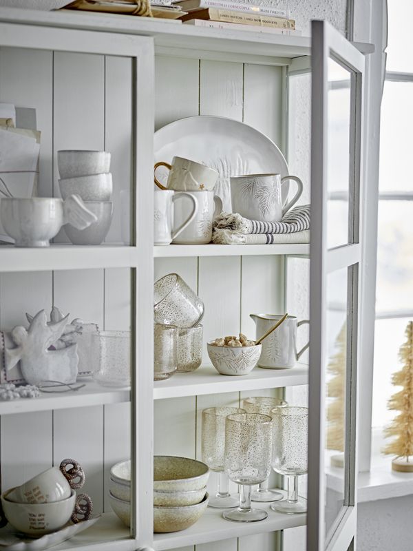 Bloomingville Wila Skåp, Vit, Granträ