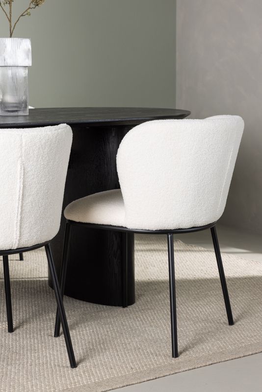 Venture Home Matgrupp Isolde med stolarna Edina