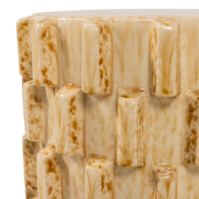 WOOOD AXU Dekorativt Sidobord i Keramik Sand