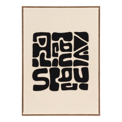 House Nordic Tine knappstoppad väggdekoration Svart/Brun