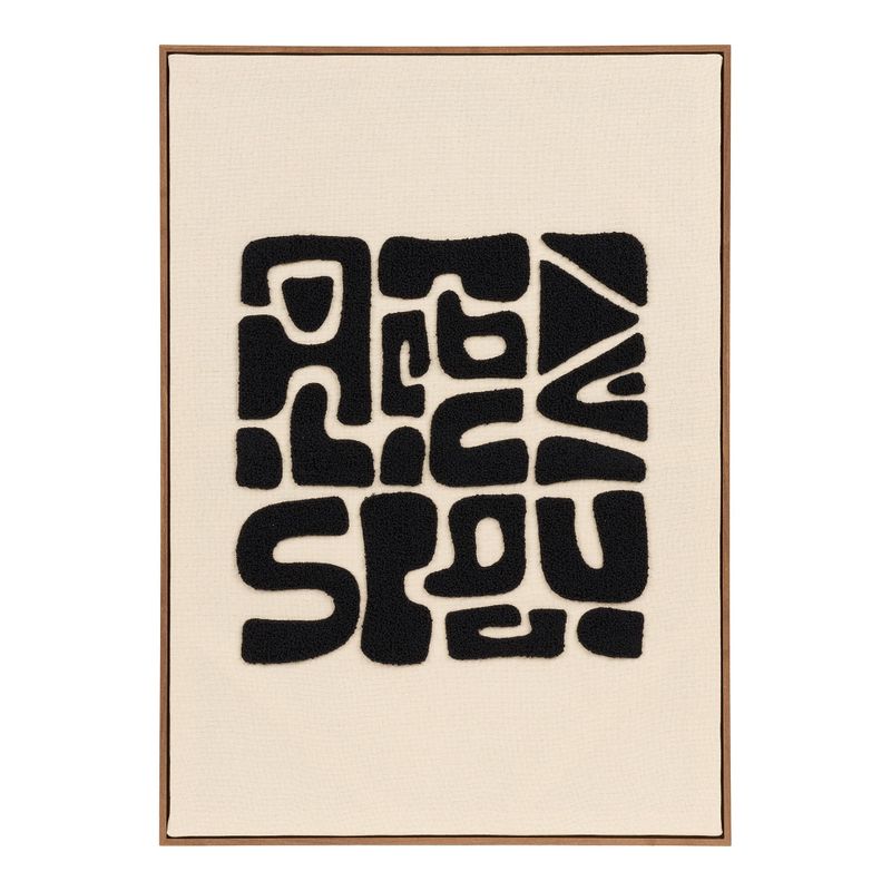 House Nordic Tine knappstoppad väggdekoration Svart/Brun