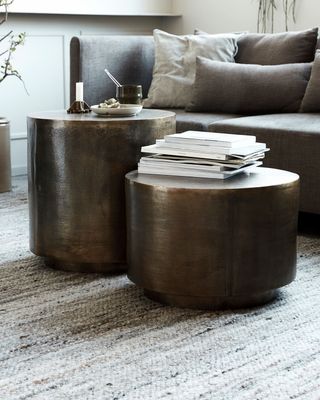 House Doctor Rota Sidobord Antik Mässing