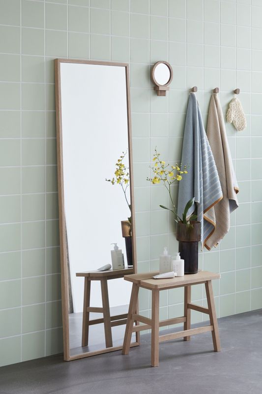 Hübsch Ground pall natur 50x30xh45 cm