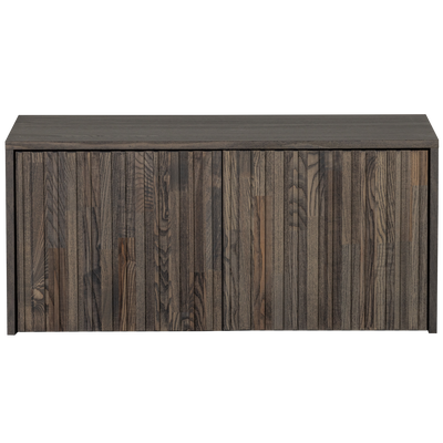 WOOOD NEW GRAVURE Kistbänk i Ask Espresso