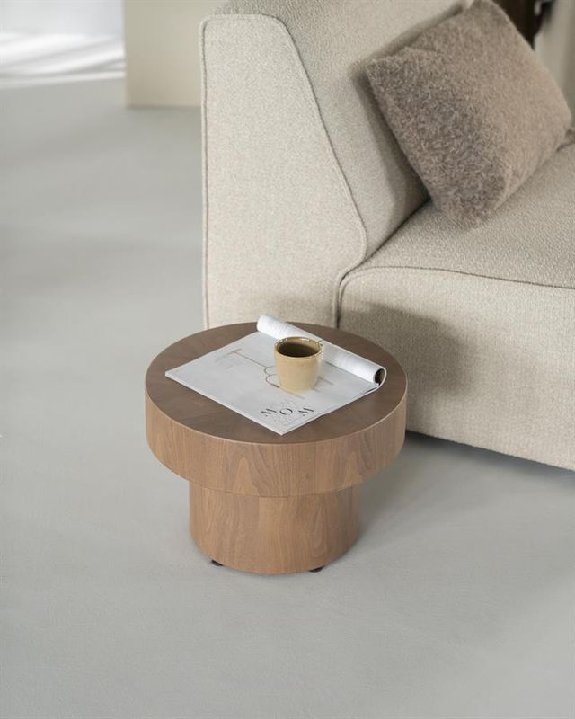 Eleonora Sidobord Bobbie - Ljusbrun