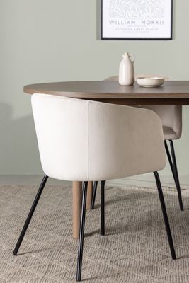 Venture Home Matgrupp Andy med stolarna Berit