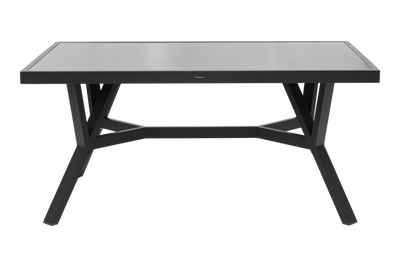 Brafab Samvaro Bord 90x140 cm inkl. Glasskiva Antracit