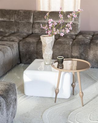 By Boo Birdy Sidobord i Brun Aluminium