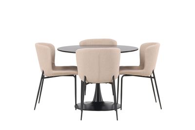 Venture Home Matgrupp Glade med 4st matstolar Modesto