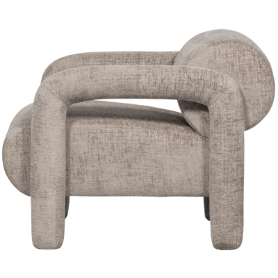 WOOOD Lenny Fåtölj i Grovtexturerad Sand