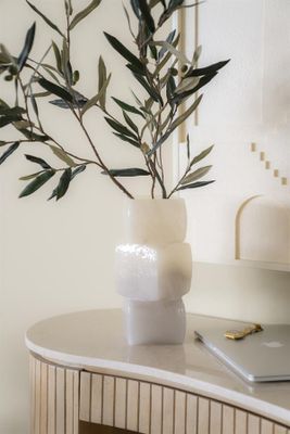 By Boo Batu - Beige Glasvas