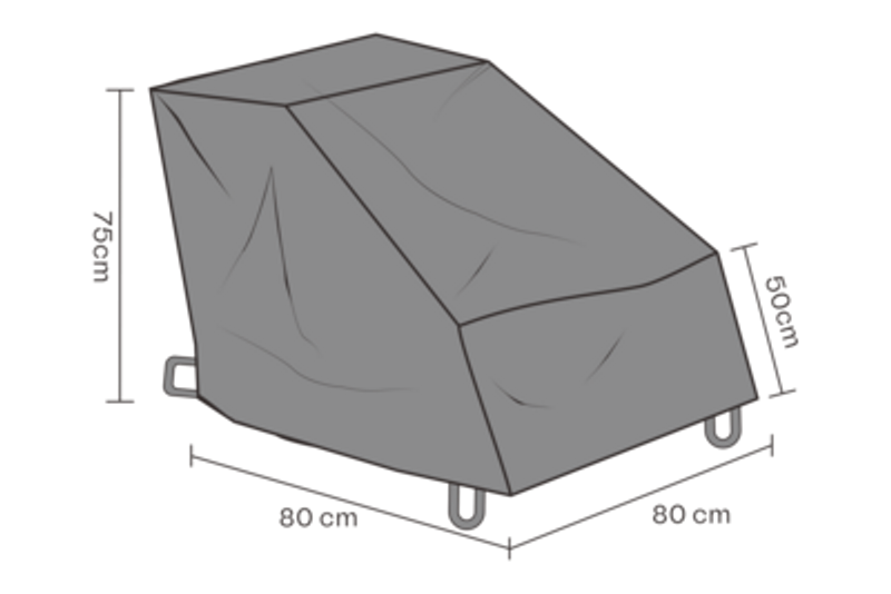 Brafab Möbelskydd Fåtölj 80x80 cm Premium