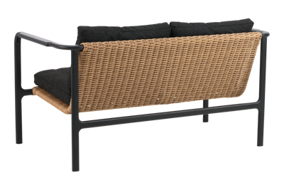 Brafab Motty 2-sits soffa svart / Teddy black