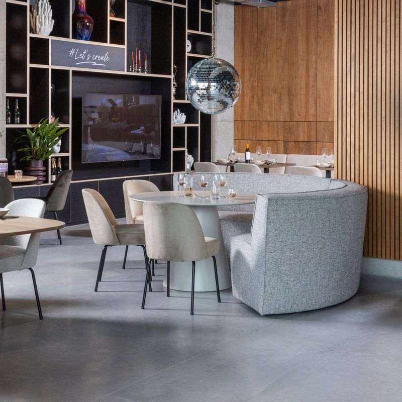 WOOOD Jorre Runt Matbord Ø120 cm MDF Antik Beige