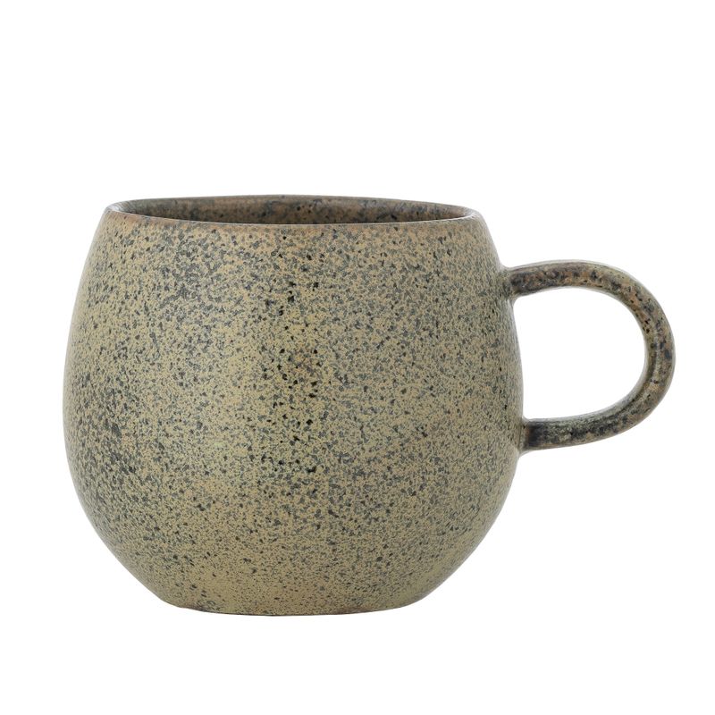 Bloomingville Addison Mugg, Grön, Stengods - 6-pack