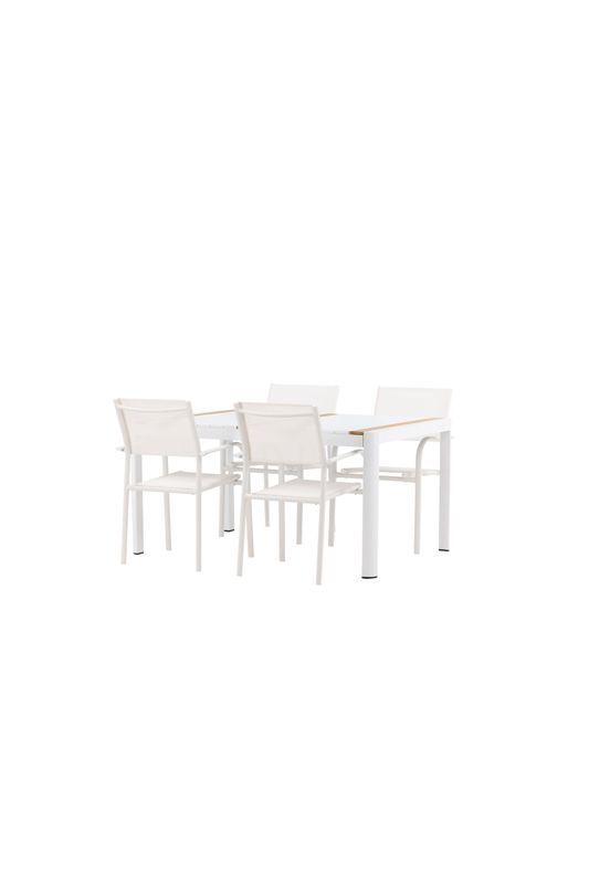 Venture Home Matbordet Togo med Stolarna Santorini