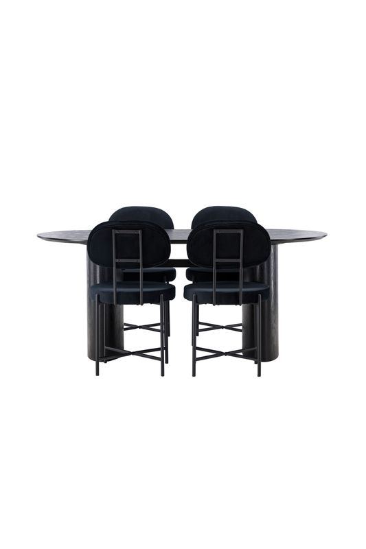 Venture Home Matgrupp Isolde med Stolar Stella