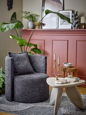 Bloomingville Morris Fåtölj, Grå, FSC®100% Plywood, L82,5xH75xW77,5 cm