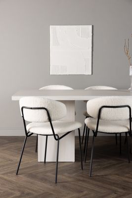 Venture Home Matgrupp Olga med stolarna Chico