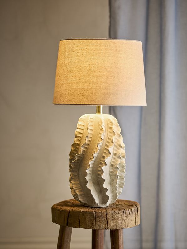 Bloomingville Natika Bordslampa, Natur, Stengods, Ø38xH64 cm