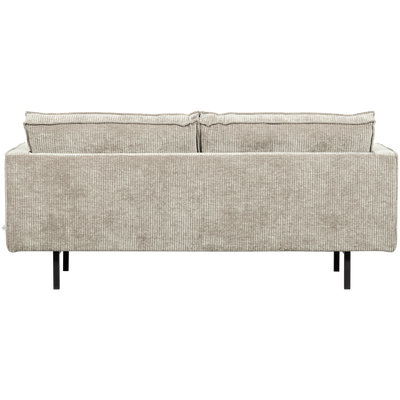 WOOOD RODEO 2,5-sits Soffa i Mörk Sand Ribbstof