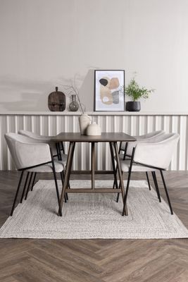 Venture Home Matgrupp Kaseindon med Evelina Stolar