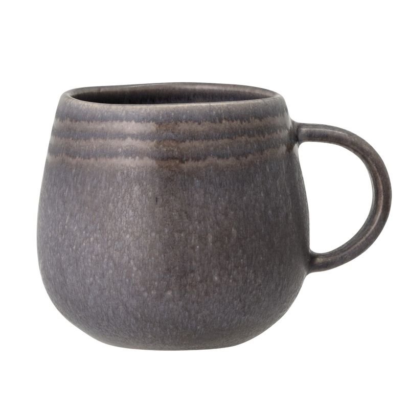Bloomingville Raben Mugg, Grå, Stengods - 6-pack