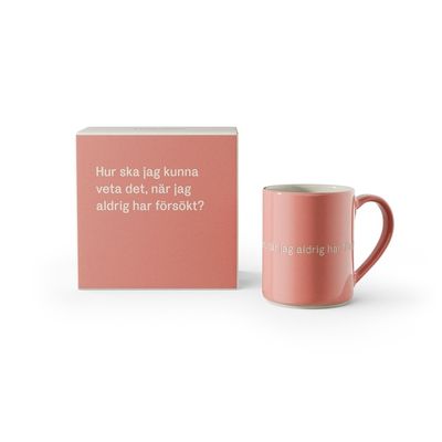 Design House Stockholm Astrid Lindgren Mugg "Hur ska jag kunna veta det, när jag aldrig..." Nr. 30