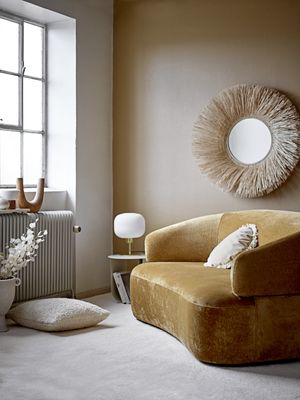 Bloomingville Cher Sidobord, Natur, Metall, Ø43xH38 cm