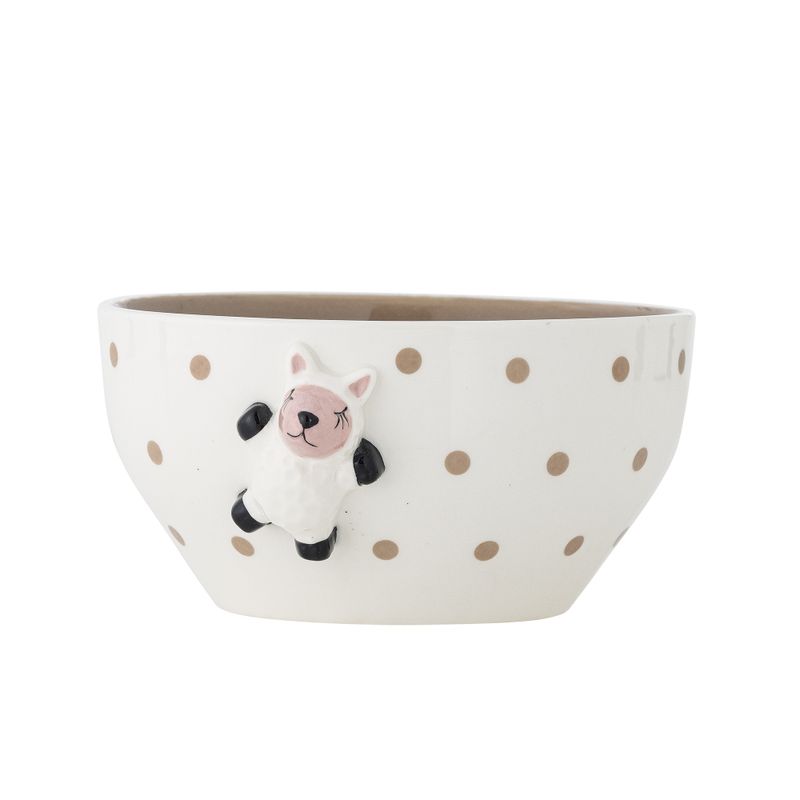 Bloomingville Mini Dolly Skål, Brun, Stengods - 6-pack