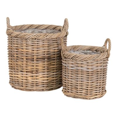 House Nordic Gili Korgar i Kubu Rattan, Set om 2