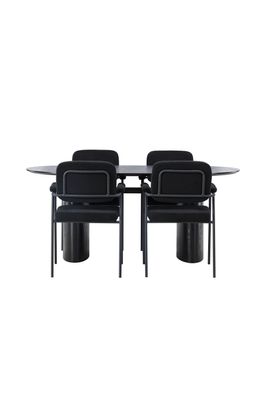 Venture Home Matgrupp Isolde med stolarna Yesterday