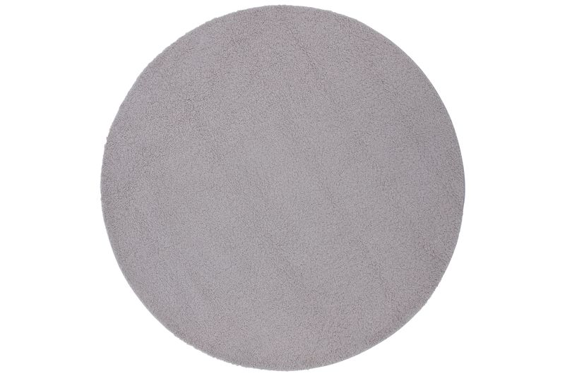 Venture Home Teddy Matta - Rund Grå 200 cm