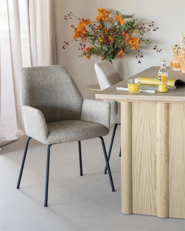 Eleonora Stol Indy - Taupe Donna Mullvad