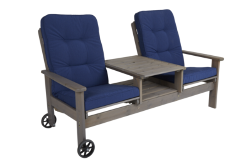 Brafab Iduna hög positionsdyna blå