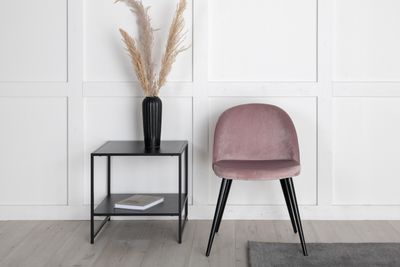 Venture Home Velvet Matstol 2-pack i Gammelrosa