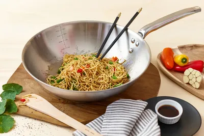 De Buyer Alchimy wok rostfritt stål Ø32 cm