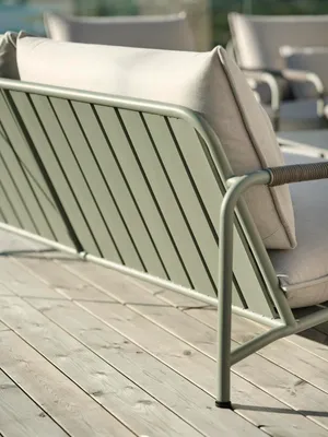 Brafab Lerberget 2,5-sits soffa grön / ash