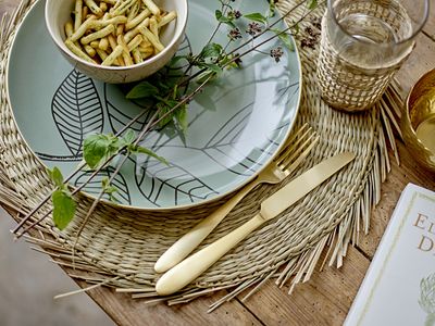 Bloomingville Frea Bestickset, Gold, Rostfritt Stål, 48 delar