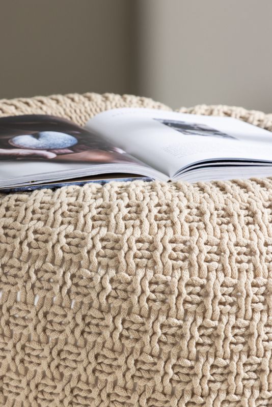 Venture Home Sam Puff - Beige