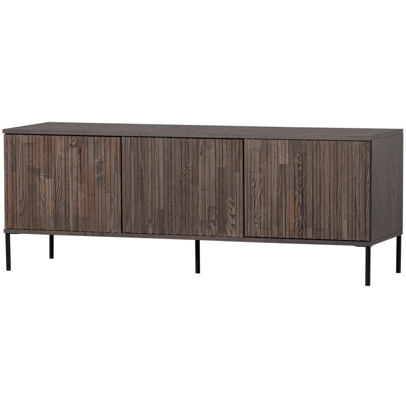 WOOOD New Gravure TV-bänk 150 cm i askfanér, espresso